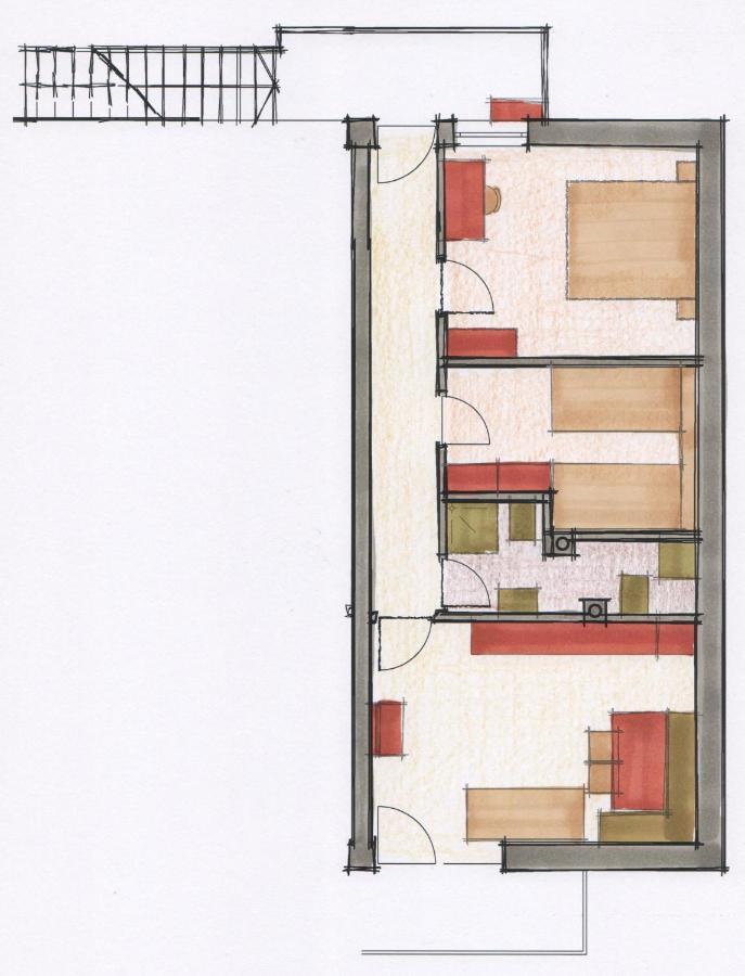 Haus Kargruber Apartman Santa Maddalena in Casies Kültér fotó