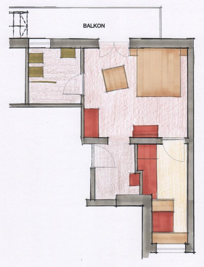 Haus Kargruber Apartman Santa Maddalena in Casies Kültér fotó